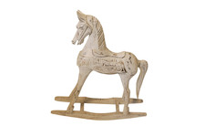 cheval à bascule en bois