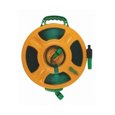 Tuyau eau arrosage extra plat avec dévidoir  - 15 mètres Alciumpeche