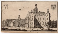 Antique Print-CASTLE-MALEVE-MALEVES-PERWIJS-WALLOON-Harrewijn-le Roy-c. 1700