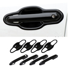 For Toyota RAV4 2019-2025 Bright black Side Door Handle Bowl Cover Trim