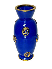 LONGWY 20th Century Enamel Cracked Earthenware Vase