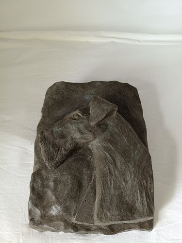 Ancien fox terrier sculpture - ancien,