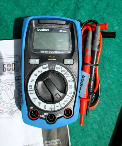 Multimete digital bodner - multimete,