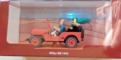 Tintin jeep willys - tintin, mb