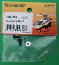 Align T-Rex 450 Pro Feathering Shaft HS45021TA Washer & Screw Used Japan YYG