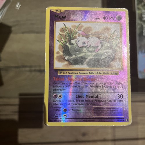 Carte pokémon mew - carte,