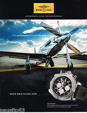 PUBLICITE ADVERTISING 065  2009  BREITLING   la montre SUPER AVENGER 11.6.15