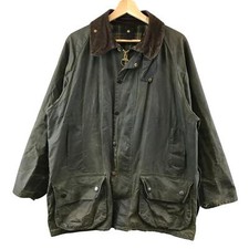 Barbour Classic Beaufort Wax Jacket Men's C42 Olive Waxed Cotton Barn Coat