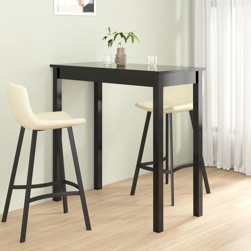 Table bar noir mdf - bar,
