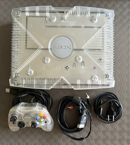 Console xbox cristal 1ère - console,