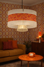 Plafonnier vintage 70s lustre