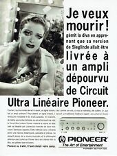 Publicité Advertising 320 1993   Pioneer  Setton  ampli circuit ultra linéaire
