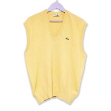 Gilet Lacoste Vintage Jaune À