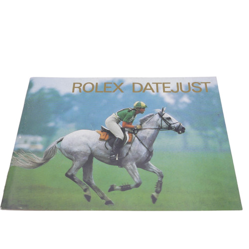 Rolex datejust booklet 1991 - datejust,