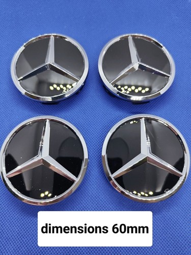 Lot cache moyeu 60mm noir - lot,