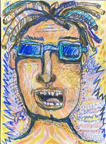 Tableau peinture portrait - tableau,