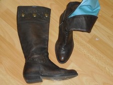 BOTTES CAVALIÈRES CUIR MARQUE