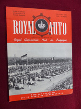 Revue Auto - Royal Auto  / belgique  - juillet  1953