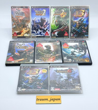 SONY PS2 & 3 & PSP Monster Hunter Frontier G series 9games set from Japan