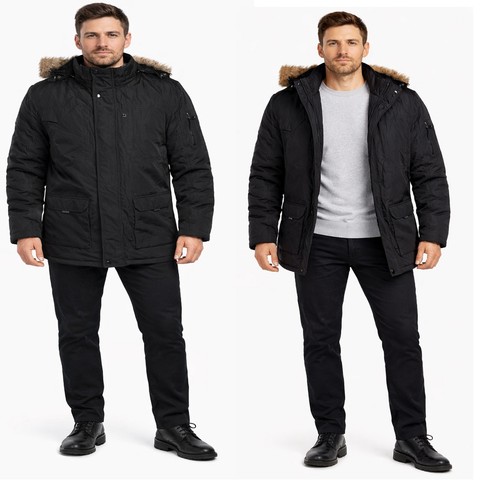 Veste homme hiver parka - veste,