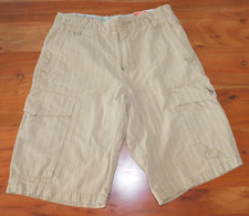 SHORT beige VOLCOM SCOUT taille 28 surf skateboarding 100% COTON volcomscout