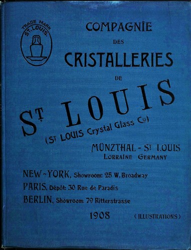 Cristal saint louis - saint, 1908
