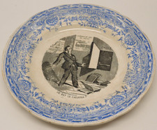 -ANCIENNE ASSIETTE PORCELAINE