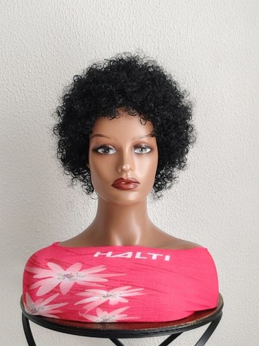 Perruque afro bouclée noir