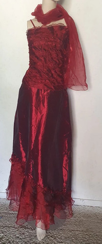 Bustier étole jupe longue - étole, &