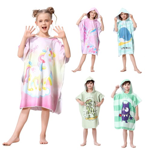 Poncho bain pour enfant - poncho,
