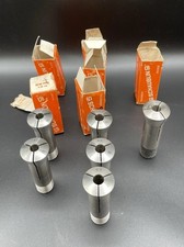 Lot of 6 Schaublin Type W20 Art. 80-4 Collets – 8.1 mm x 2, 9 mm x 1, 9.1 mm x 3