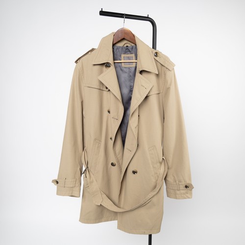 Manteau trench beige homme