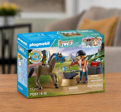 Playmobil horses waterfall - of,