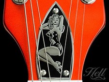 Compatible avec le couvercle de tige de guitare Gretsch, etc. Pinup Girl