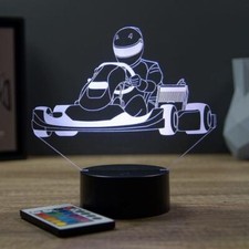Lampe 3D LED Karting +