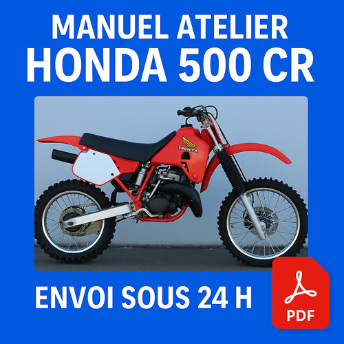 Manuel atelier honda 500 - manuel, cr