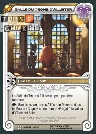 Salle trône allister - du, d'allister