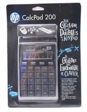 Hewlett Packard HP CalcPad 200 keypad solar calculator
