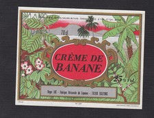 Old label France BN127057 banana cream 