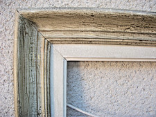 cadre ancien en bois 61 X 48