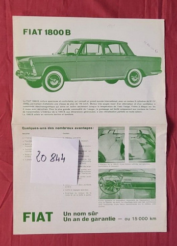 20844 fiat 1800 b - 1800,