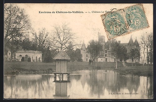 Cpa château vallière vue - cpa,