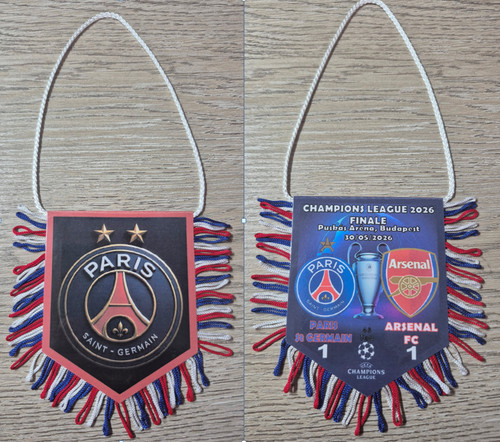 Fanion 9x11cm logo - logo, psg