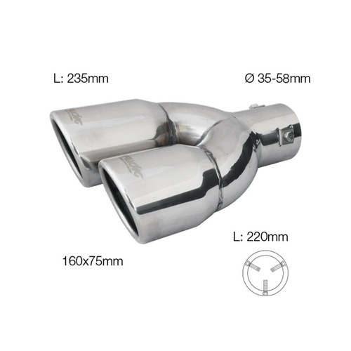 Double embout pot - embout,