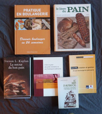 LOT de 6 livres : Pain - Minoterie - Boulangerie-Pâtisserie / BOULANGERIE