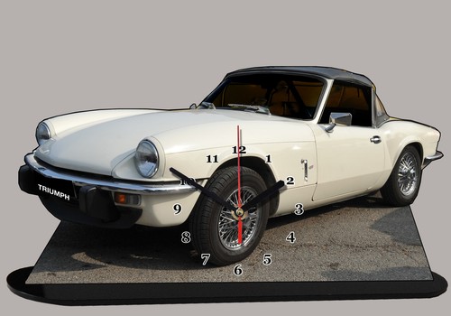 Voiture miniature horloge - miniature, en
