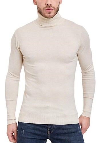 Maglione col roulé homme - col,