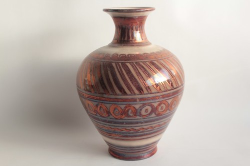 Vase céramique lustrée xxe - lustrée,