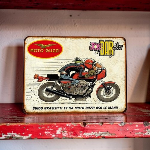 Plaque métal vintage joe - métal,