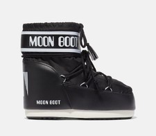 New Moon Boots Icon Low Nylon Black EUR 39/41  - Fits US Women's 8,8.5,9,9.5